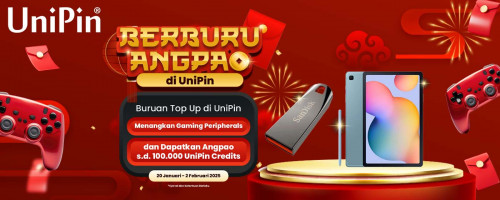 Berburu Angpao di UniPin – Menangkan Gaming Peripheral dan 100.000 UniPin Credits!